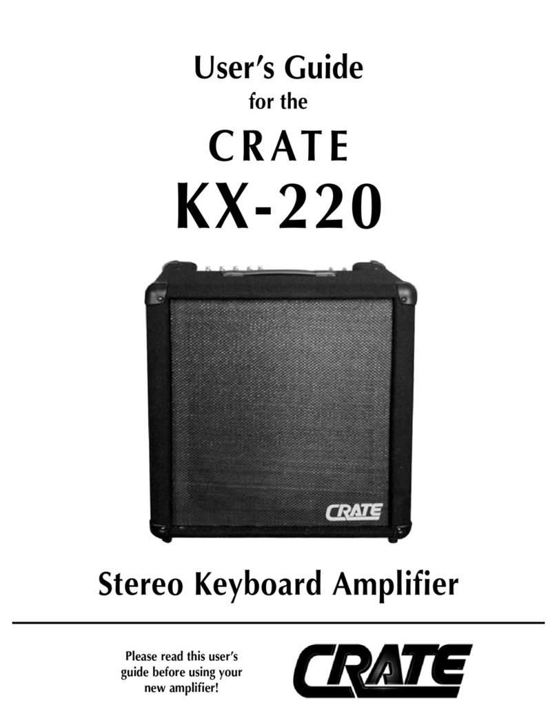 Crate KX-220 user guide