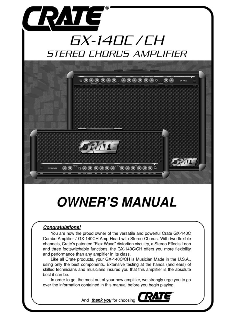 Crate GX-140C User manual