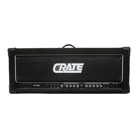 Crate GX-1600 User manual Crate GX-1600 User manual