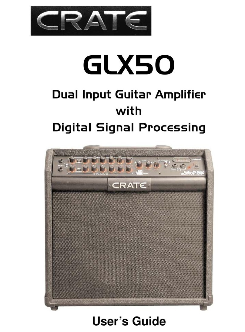 Crate GLX50 User manual