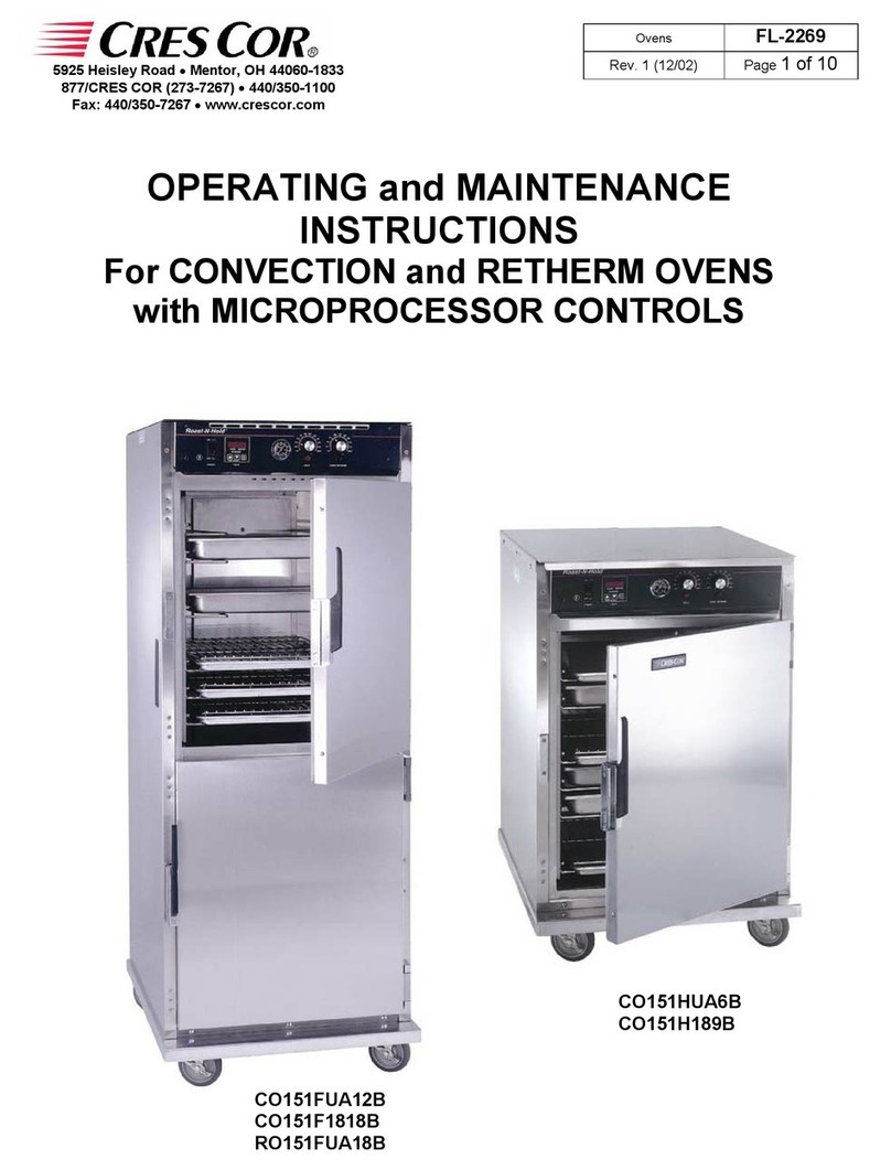 Cres Cor ROAST-N-HOLD CO-151-F-1818B Manual