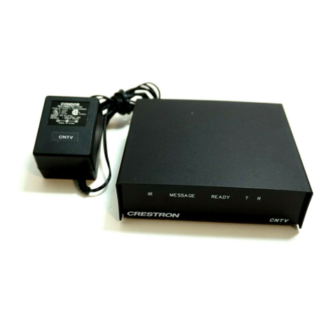 Crestron CNTV User manual