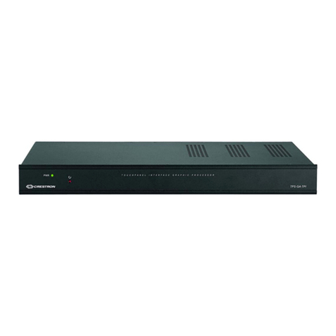 Crestron TPS-GA-TPI Operation guide