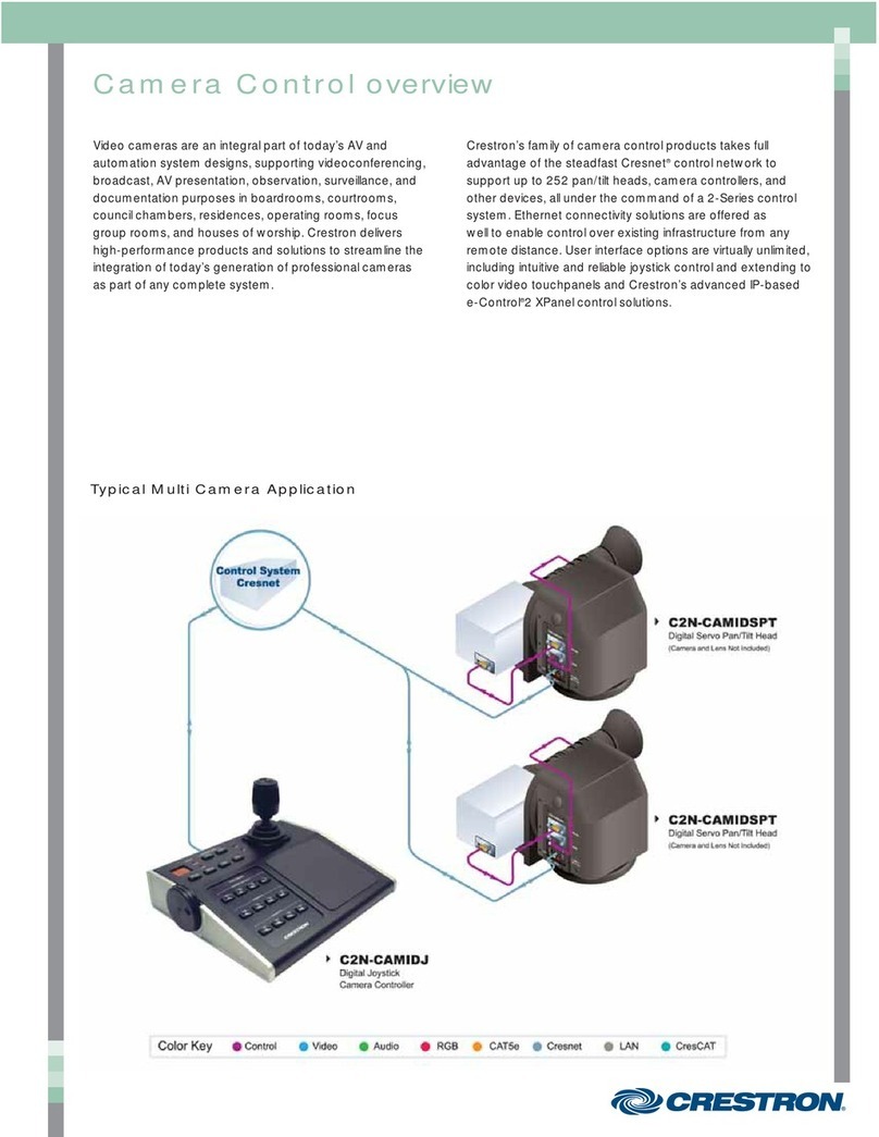 Crestron C2N-CAMIDJ Specification sheet