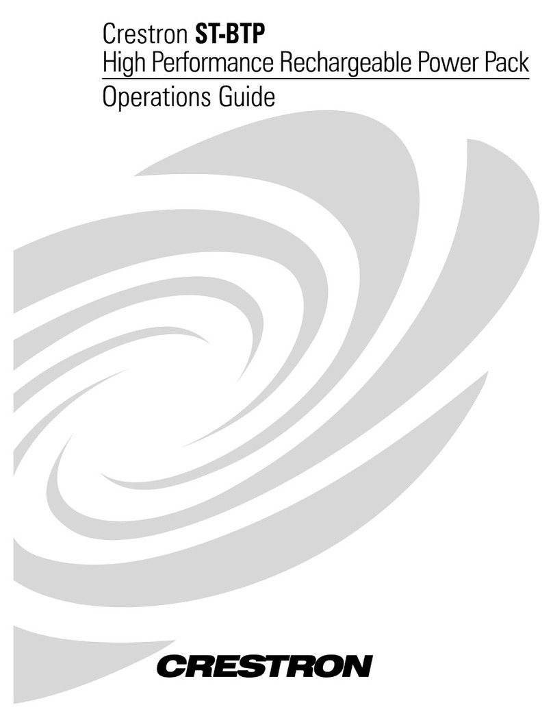 Crestron ST-BTP User manual