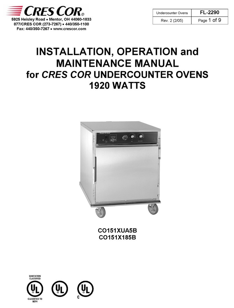 Cres Cor CO151X185B User manual