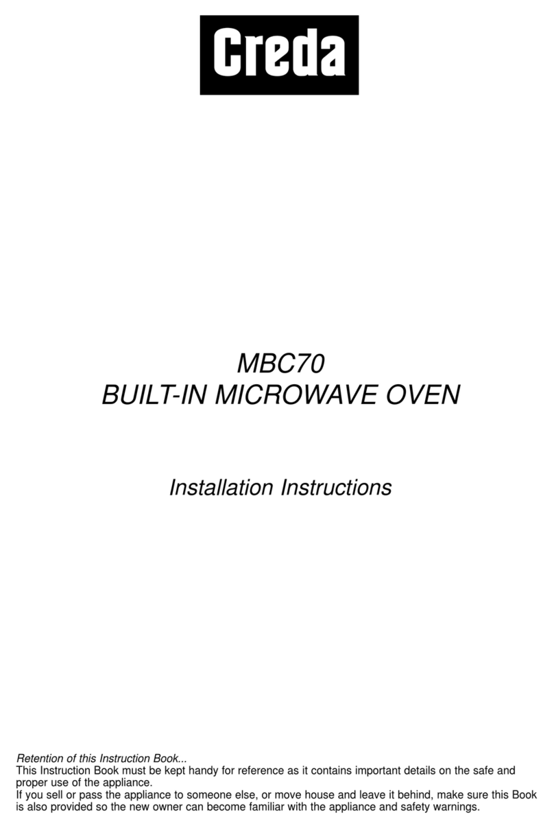 Creda MBC70 installation instructions