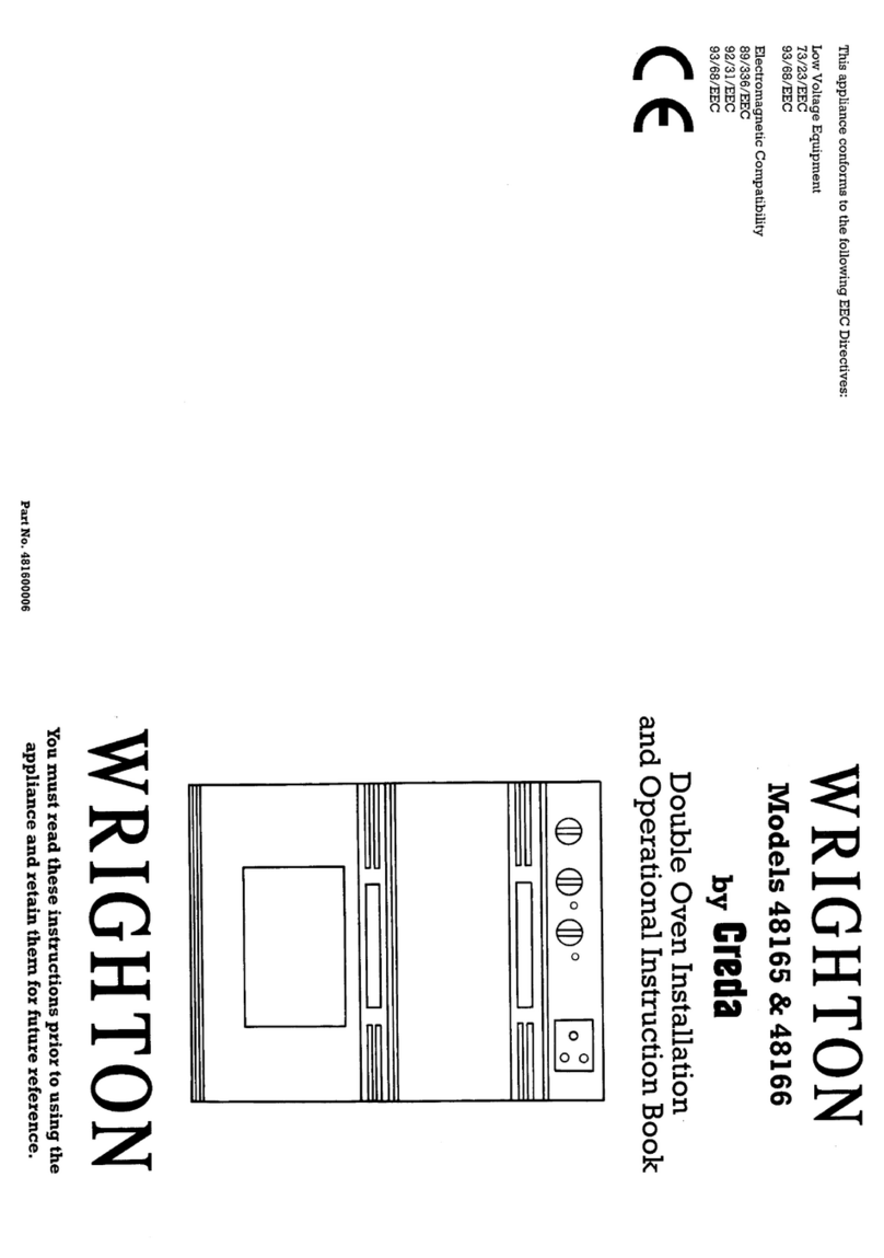 Creda WRIGHTON 48165 Quick start guide