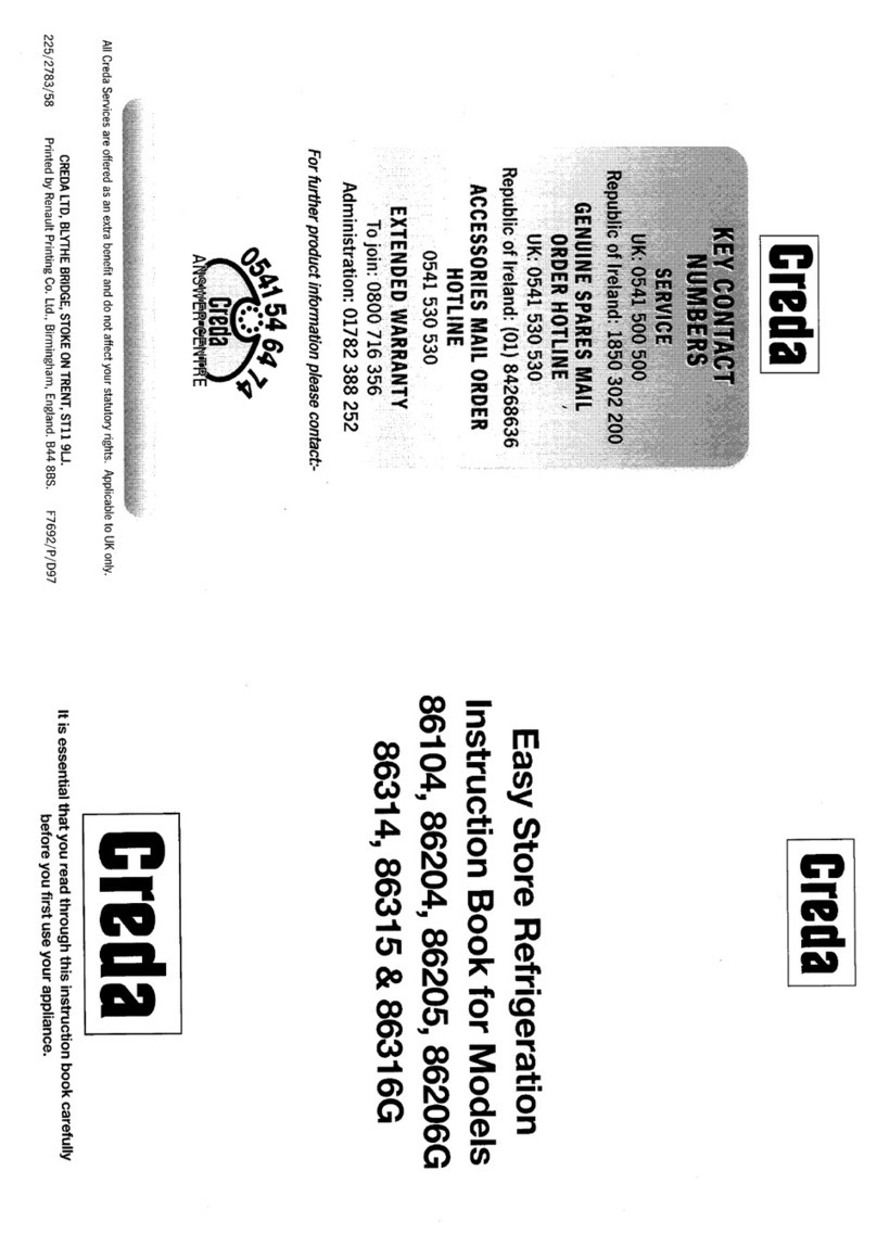Creda 86316G Instruction book