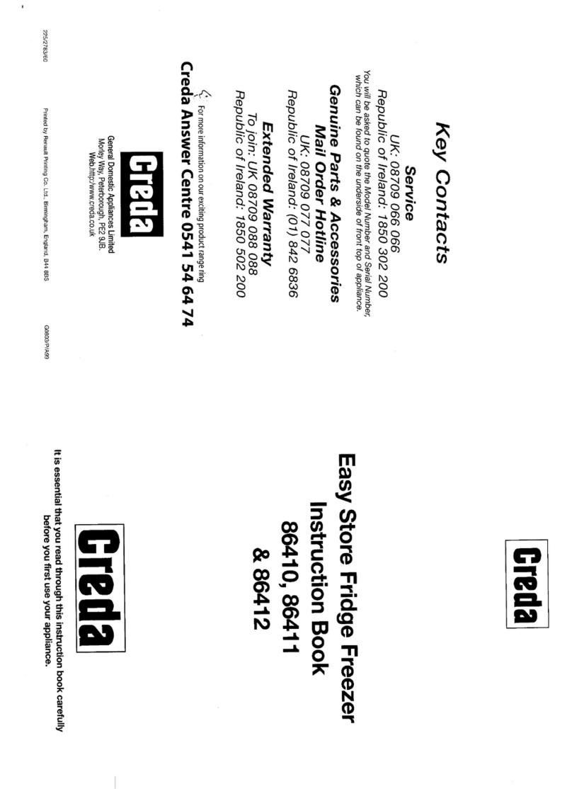 Creda 86410 Instruction book