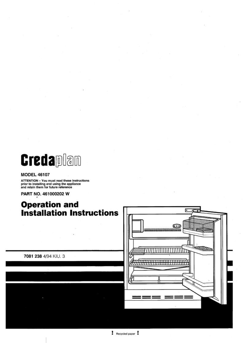 Creda 46107 Operating and installation instructions