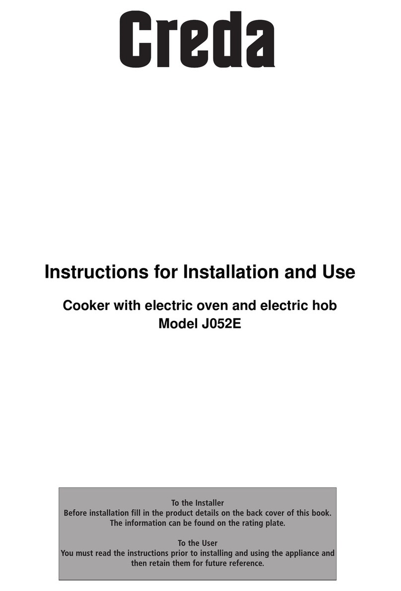 Creda J052E User manual