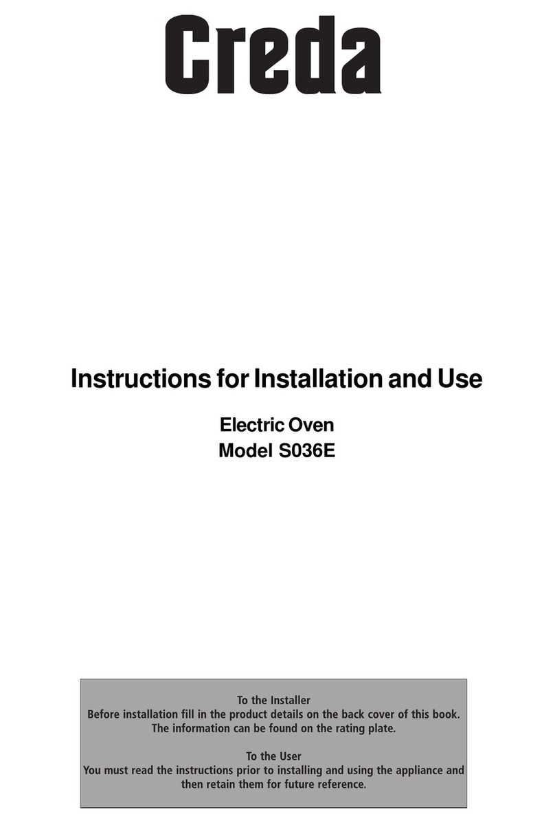 Creda S036E User manual