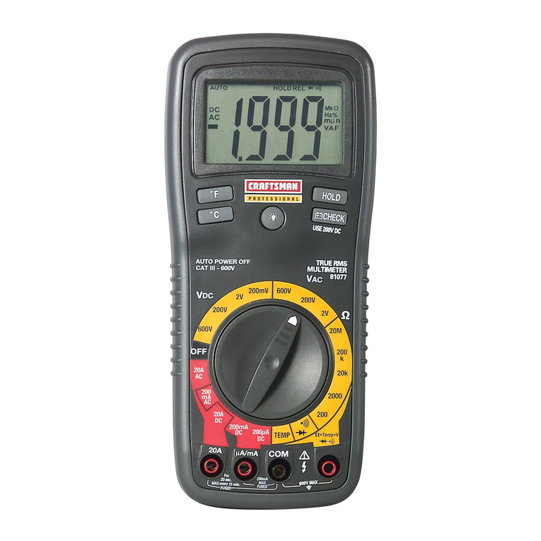 Craftsman 81079 User manual Craftsman 81079 User manual