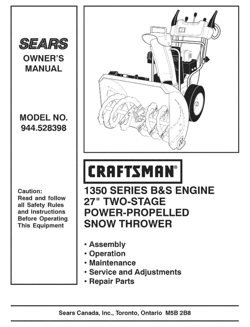 Craftsman SEARS 944.528398 owner's manual