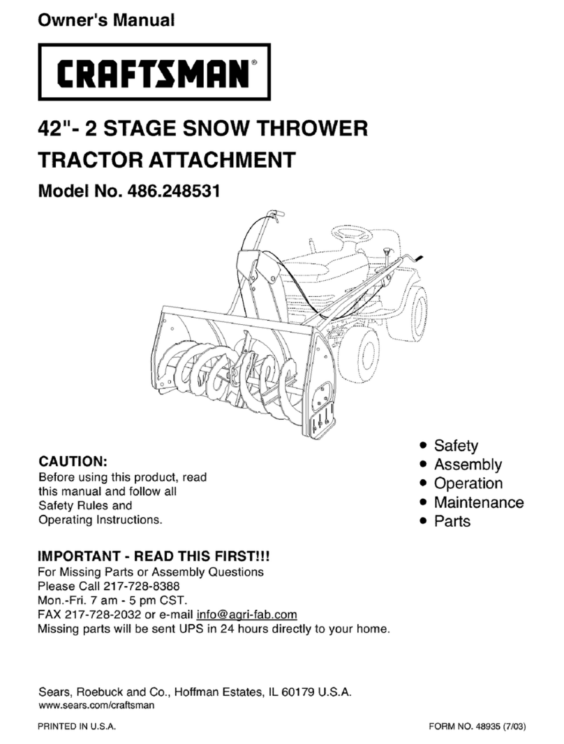 Craftsman 486.248531 User manual