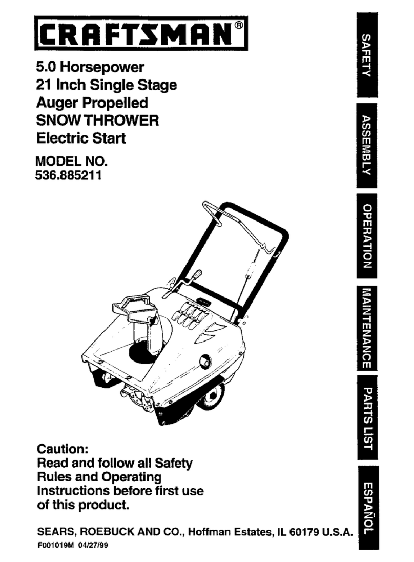 Craftsman 536.885211 User manual