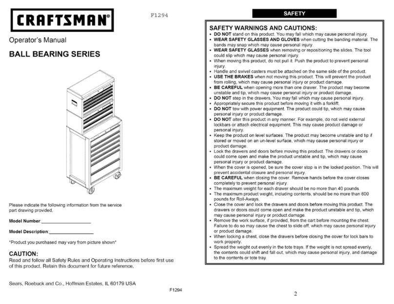 Craftsman F1294 User manual