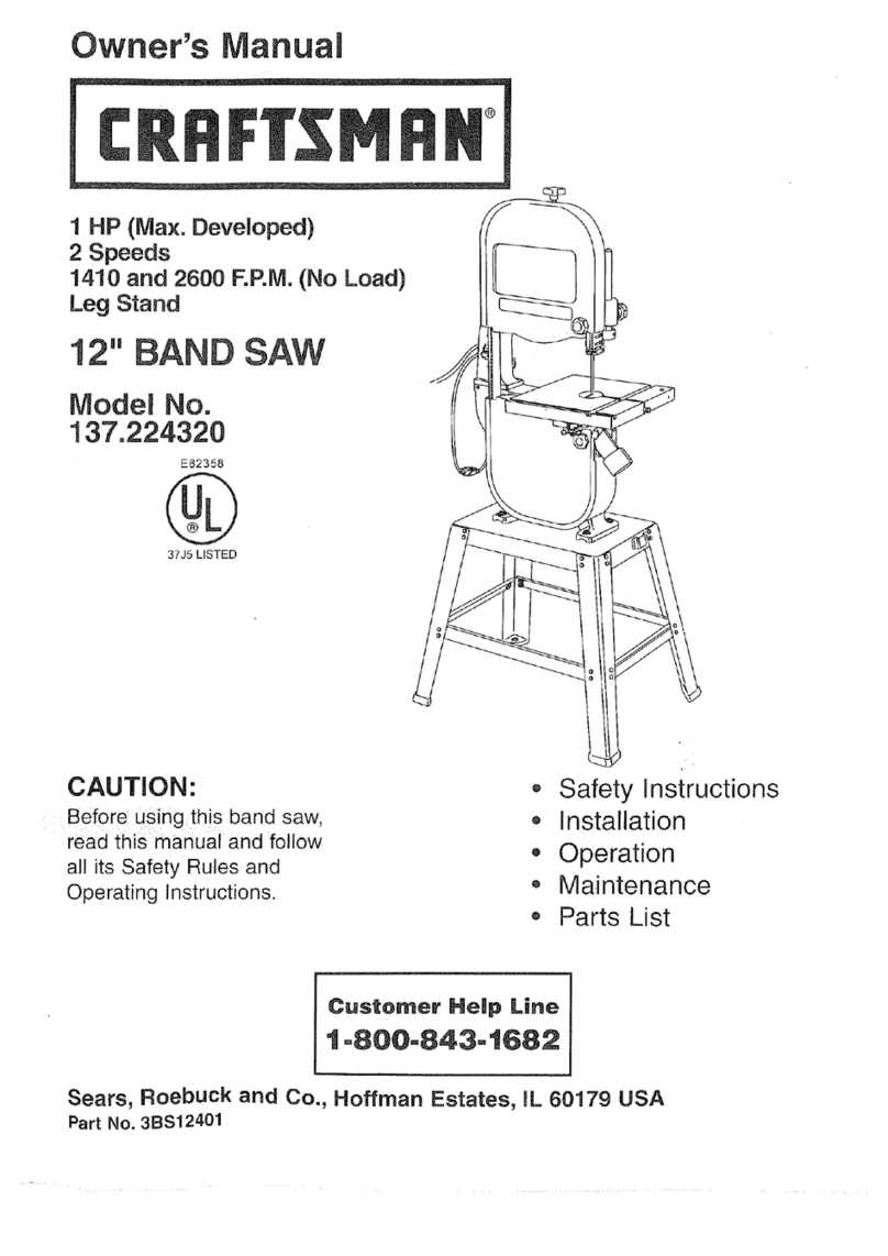Craftsman 3BS12401 User manual
