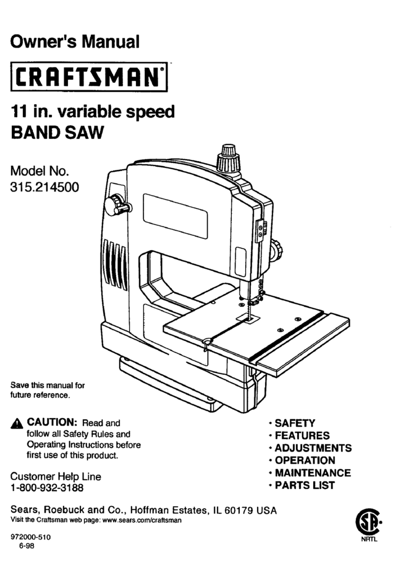 Craftsman 315.2145 owner's manual
