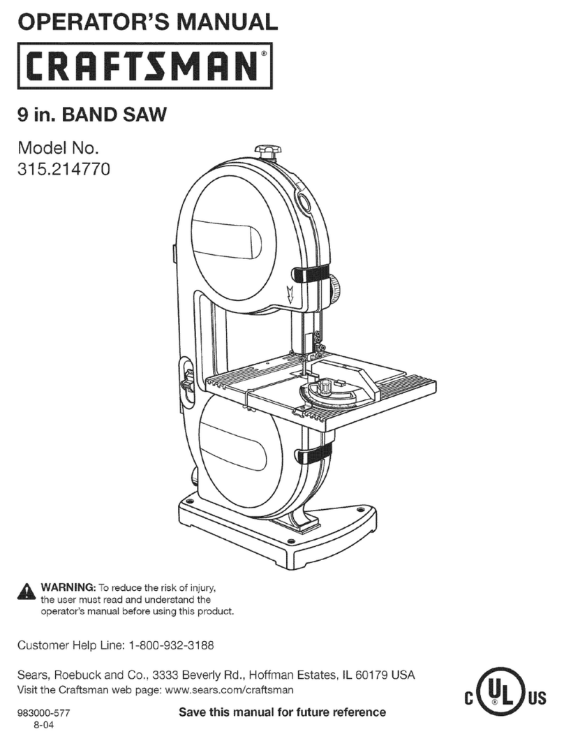 Craftsman 315.21477 Operator's manual