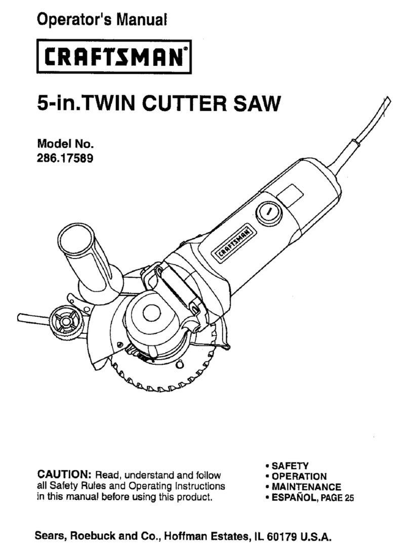 Craftsman 286.17589 User manual