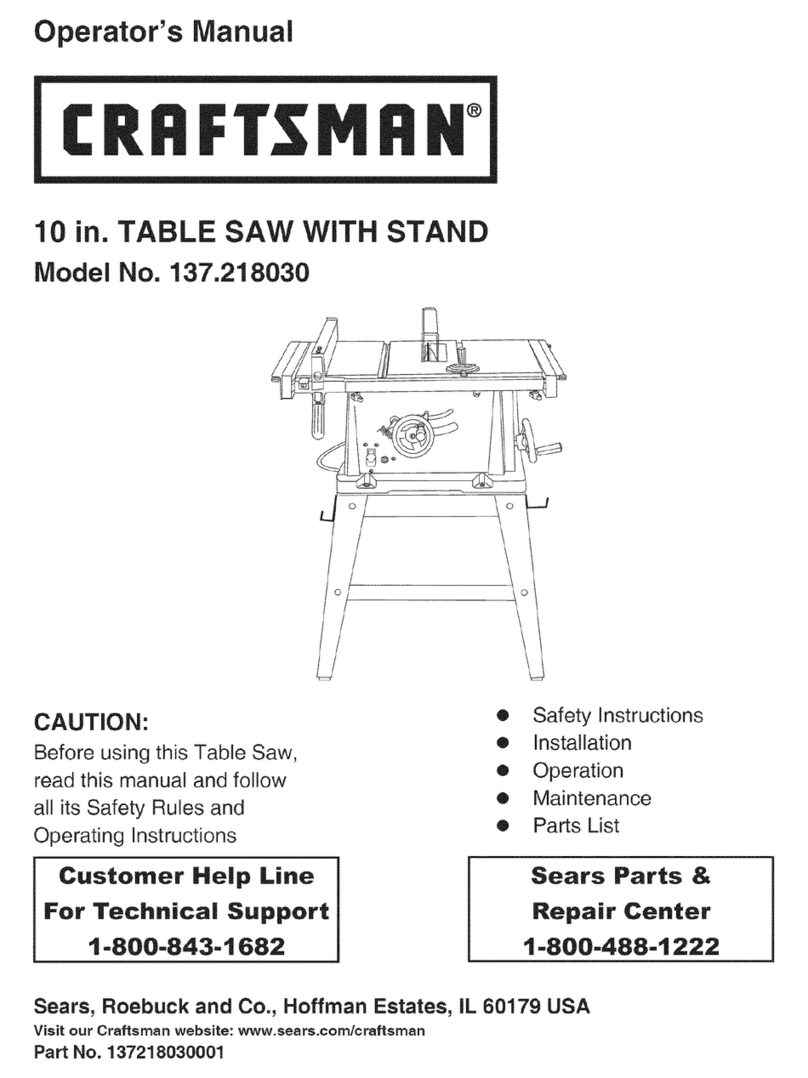 Craftsman 137.218030 User manual