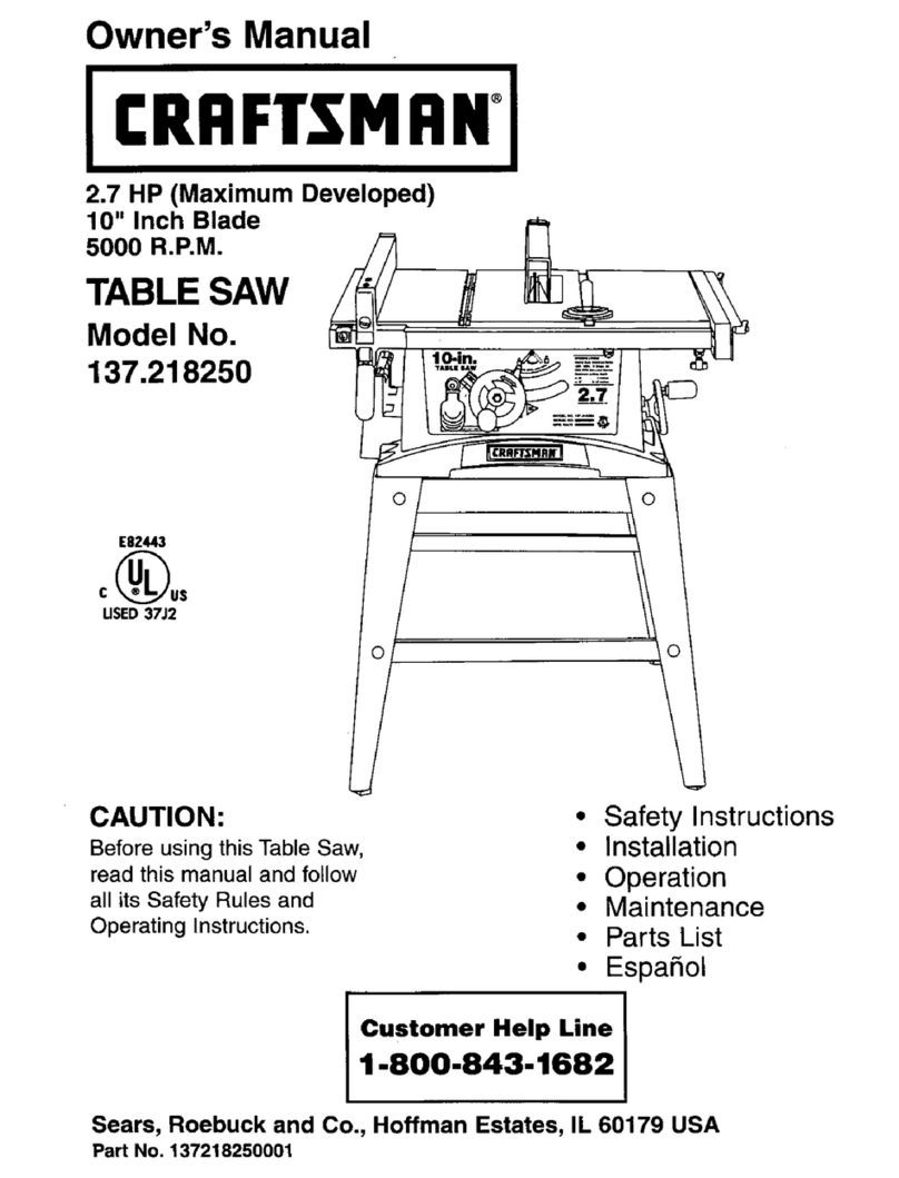 Craftsman 137.21825 User manual