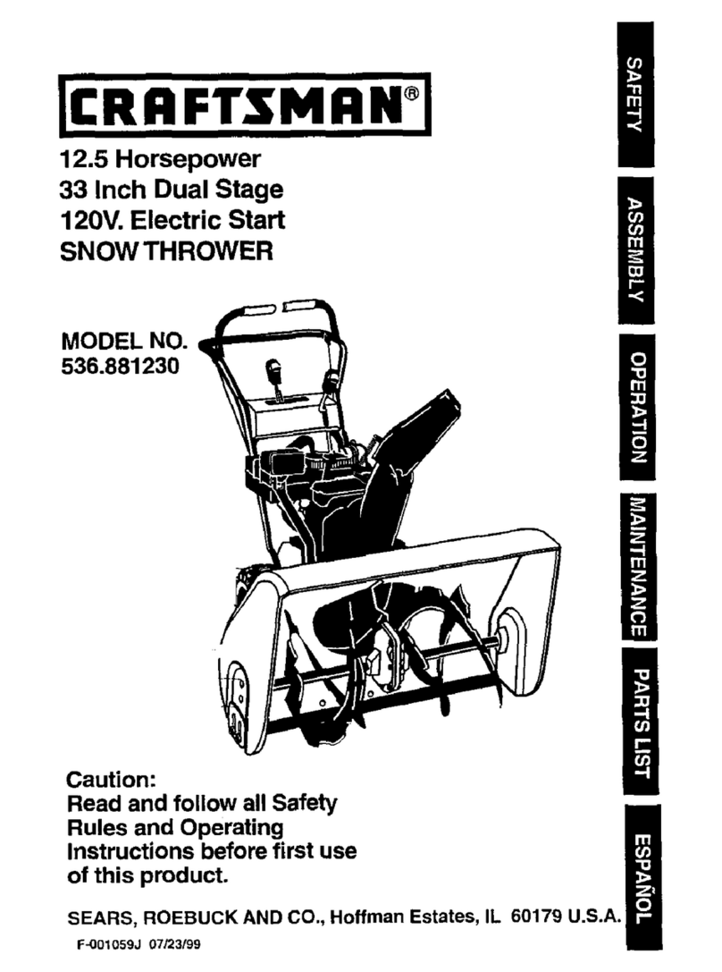 Craftsman 536.88123 User manual