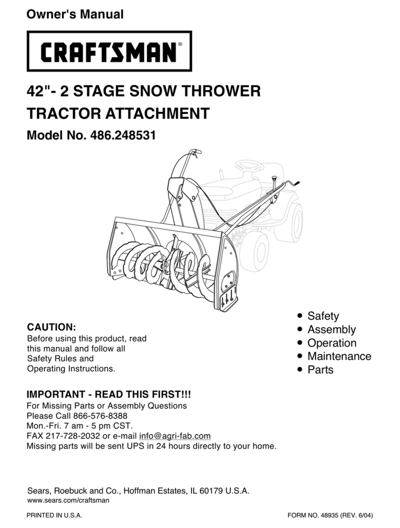Craftsman 486.248531 owner's manual