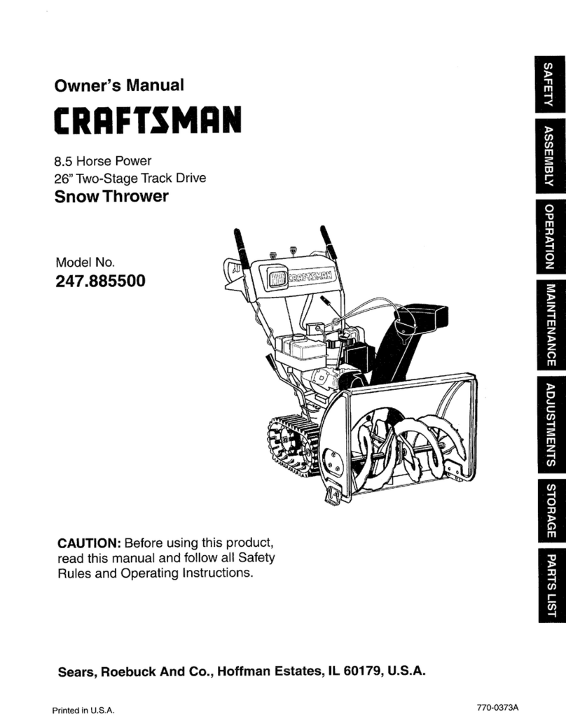 Craftsman 247.885500 owner's manual