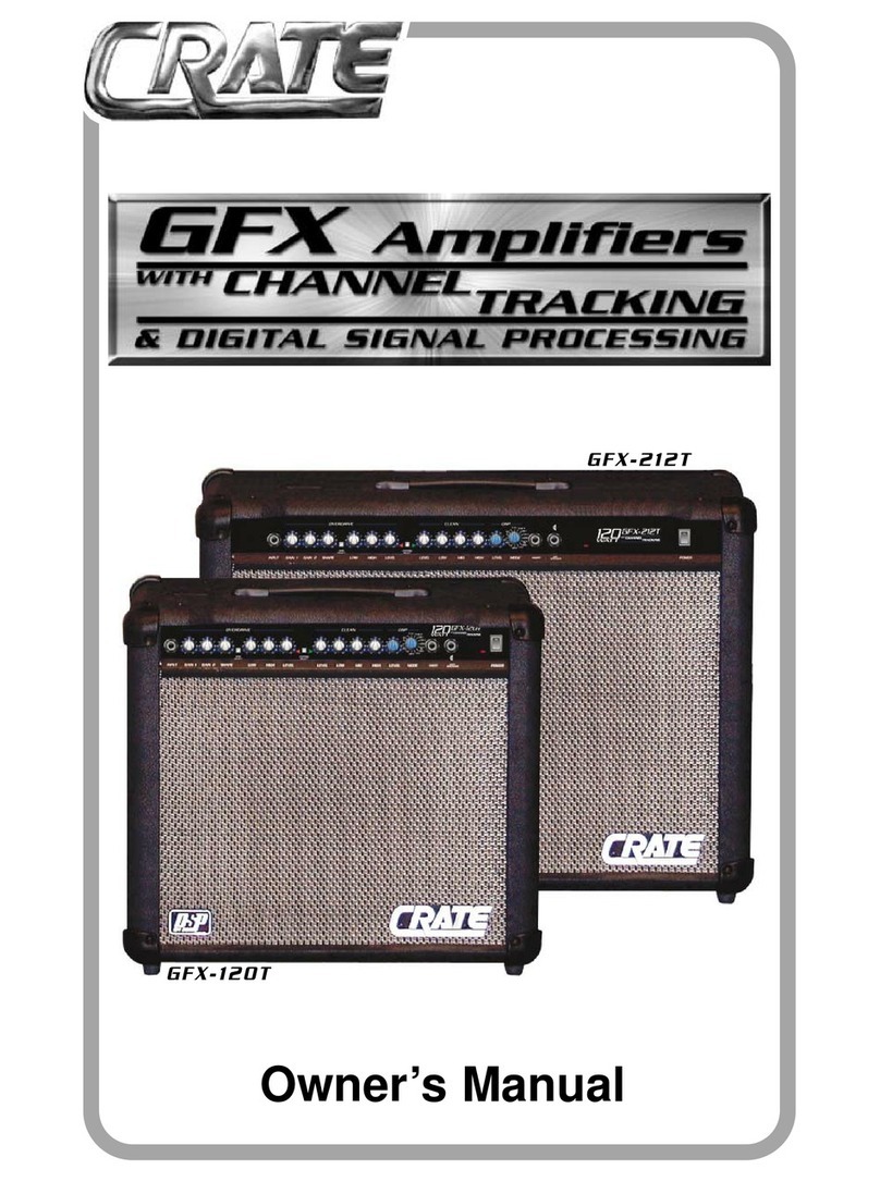 Crate GFX-120T User manual
