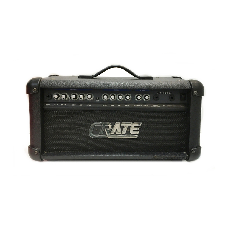 Crate GFX-1200H owner's manual