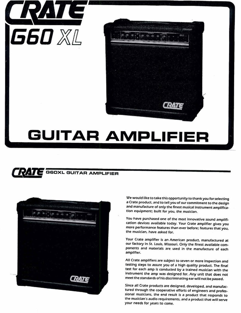 Crate G60 XL User manual