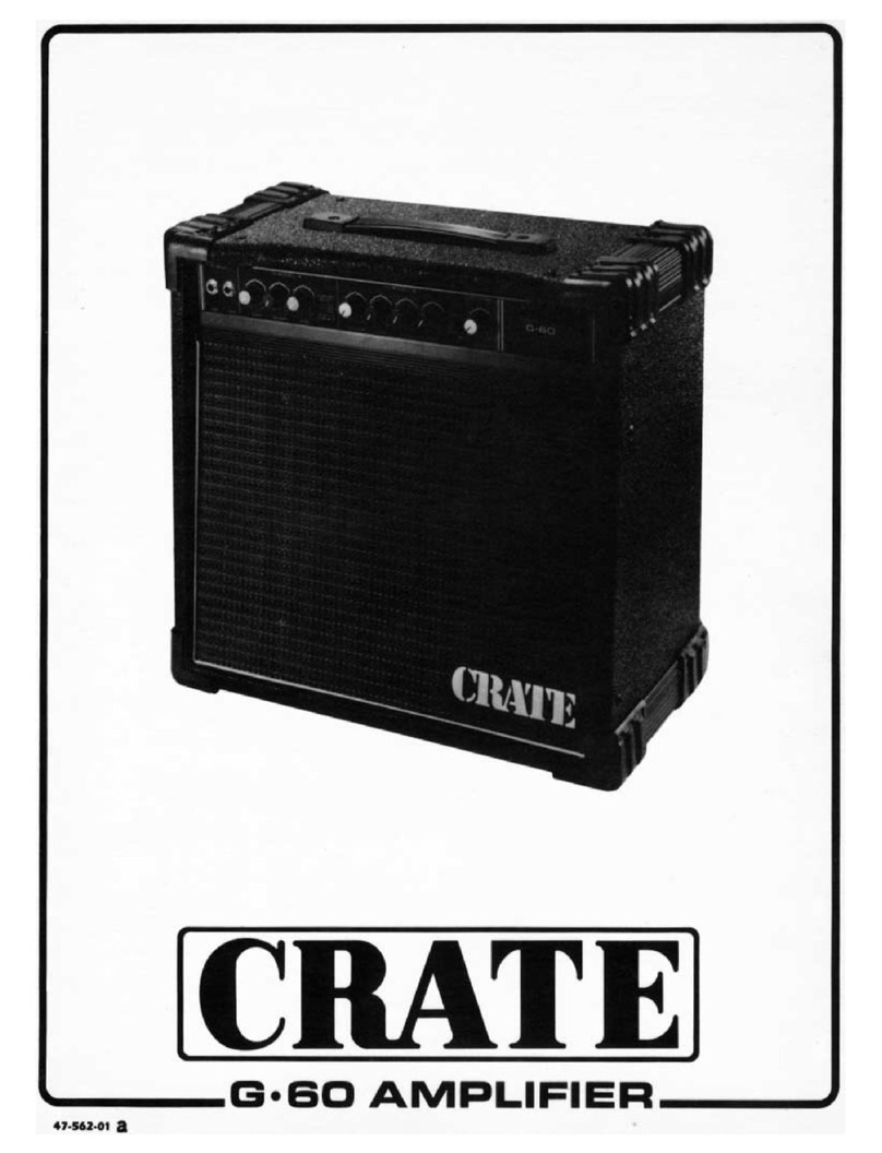 Crate G.60 User manual