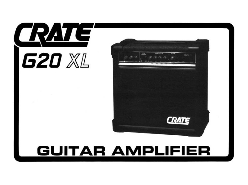 Crate G20 XL owner's manual