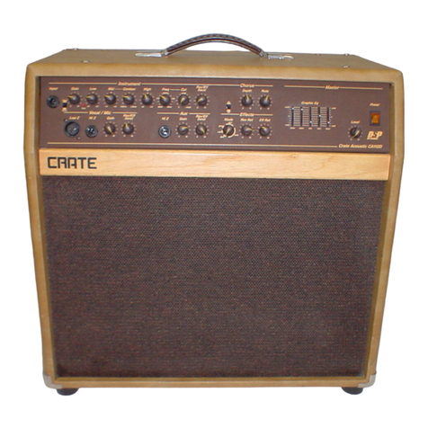 Crate CA112D owner's guide