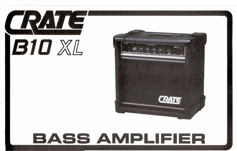 Crate B10 XL User manual