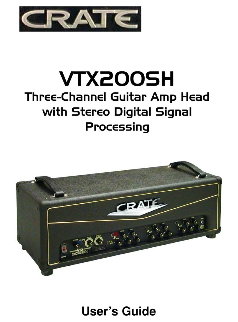 Crate VTX200SH User manual