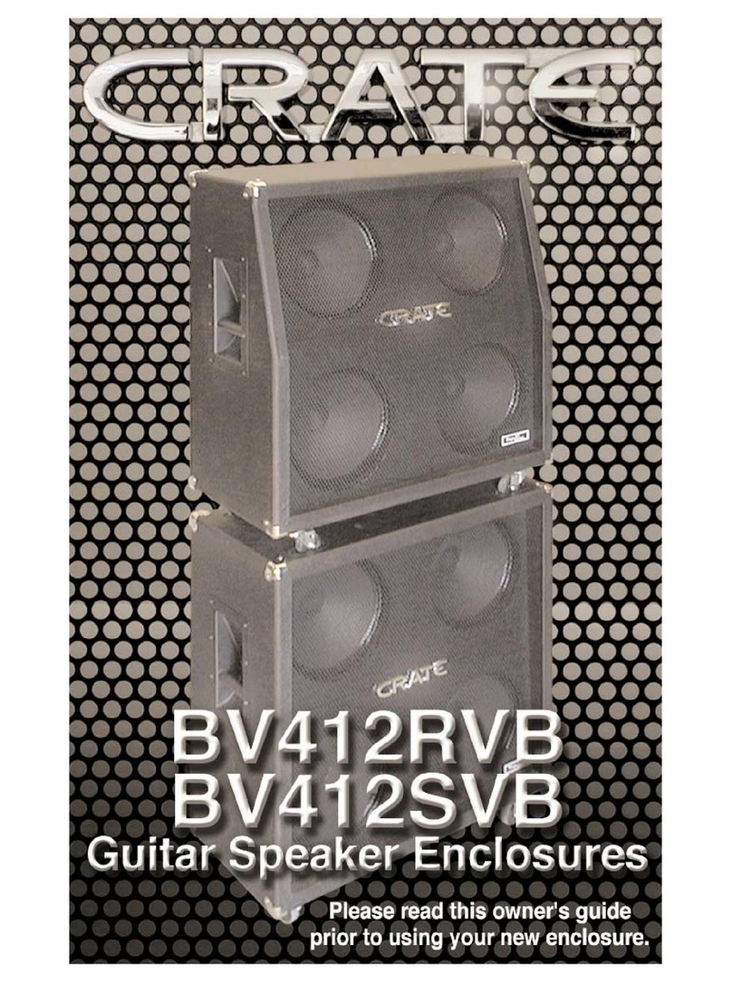 Crate BV412RVB owner's guide