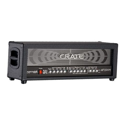 Crate SHOCKWAVE GT3500H user guide