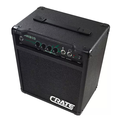 Crate MXB10 owner's guide
