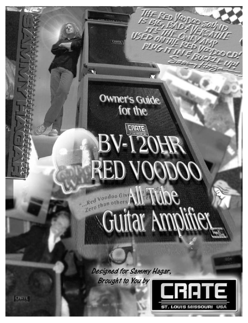 Crate RED VOODOO BV-120HR User manual