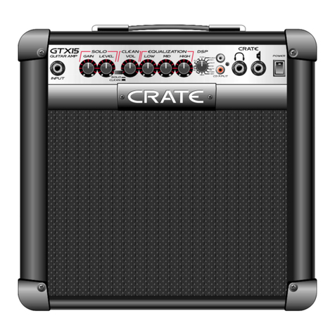 Crate GTX15 User manual