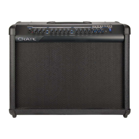 Crate GUITAR AMPLIFIER GTD120212 User manual Crate GUITAR AMPLIFIER GTD120212 User manual