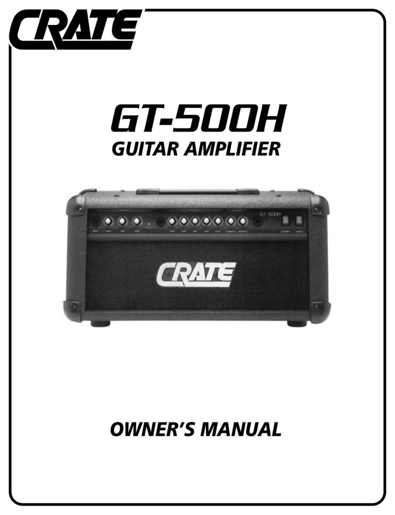 Crate GT-500H User manual