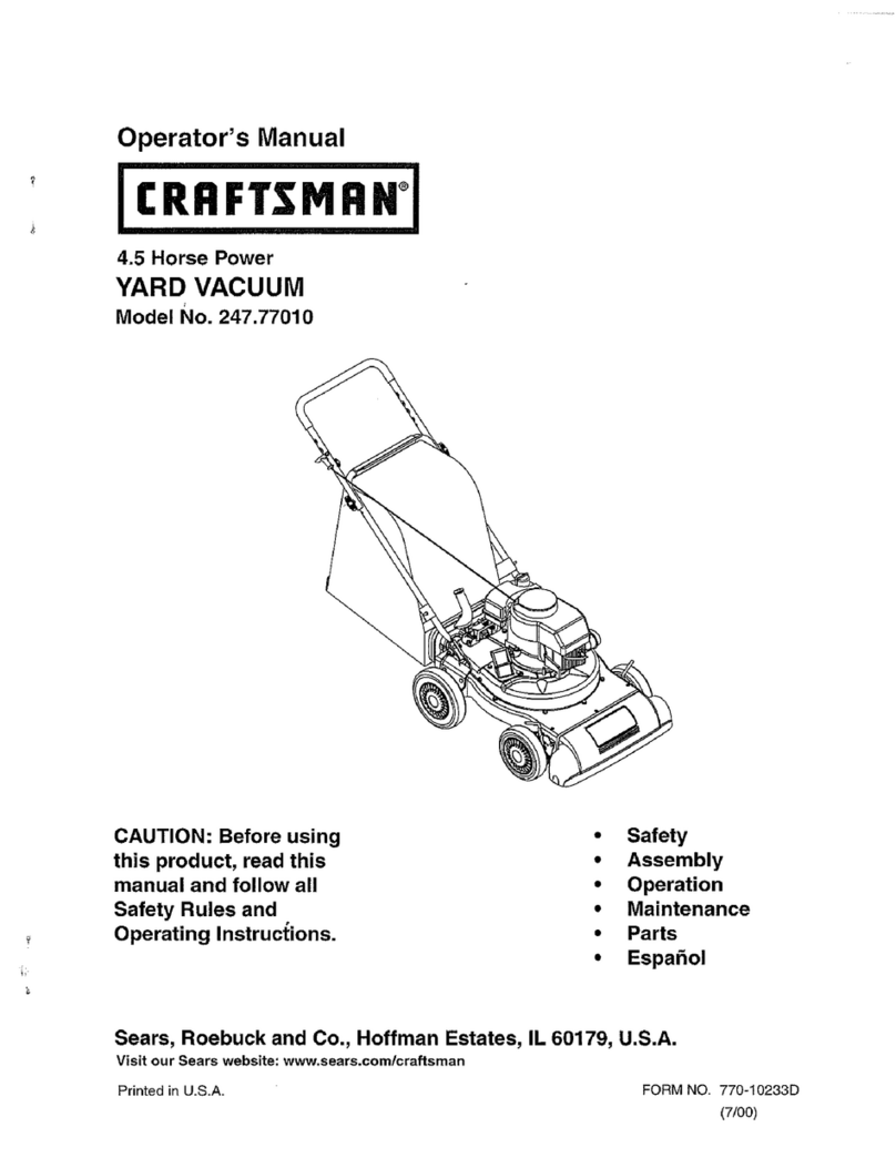 Craftsman 247.7701 User manual