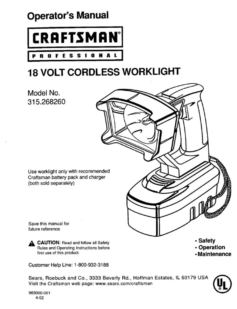 Craftsman 26826 User manual