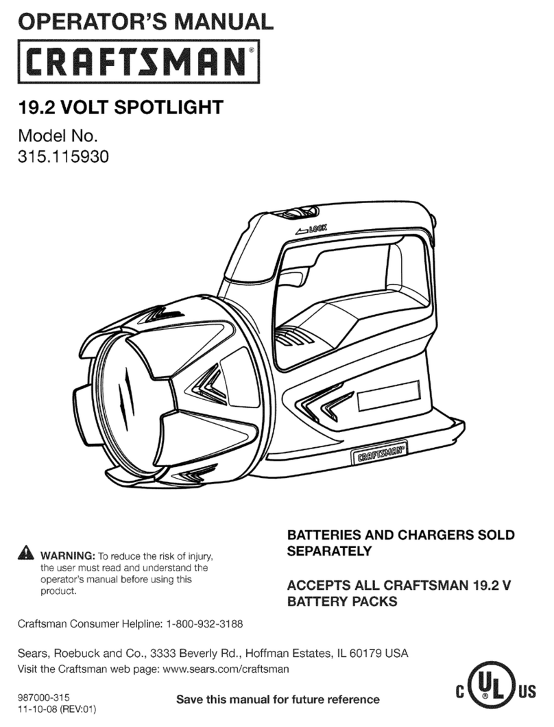 Craftsman 11593 User manual