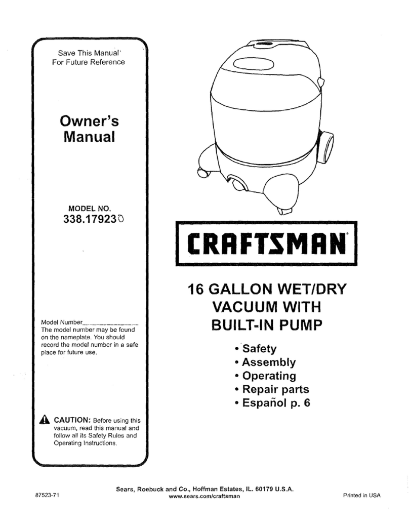 Craftsman 338.17923 User manual